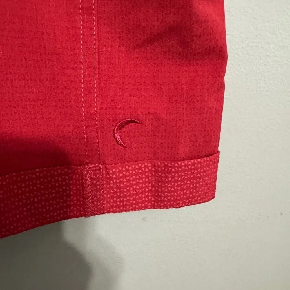 Zyia Active Shorts Womens XL Red Not Just A Trail Short Long Ladies